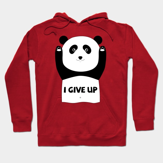 Cute panda I give up Hoodie by grafart